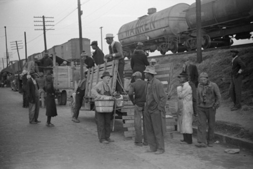 Hired African American Day Laborers In Trucks History - Item # VAREVCHISL035EC675